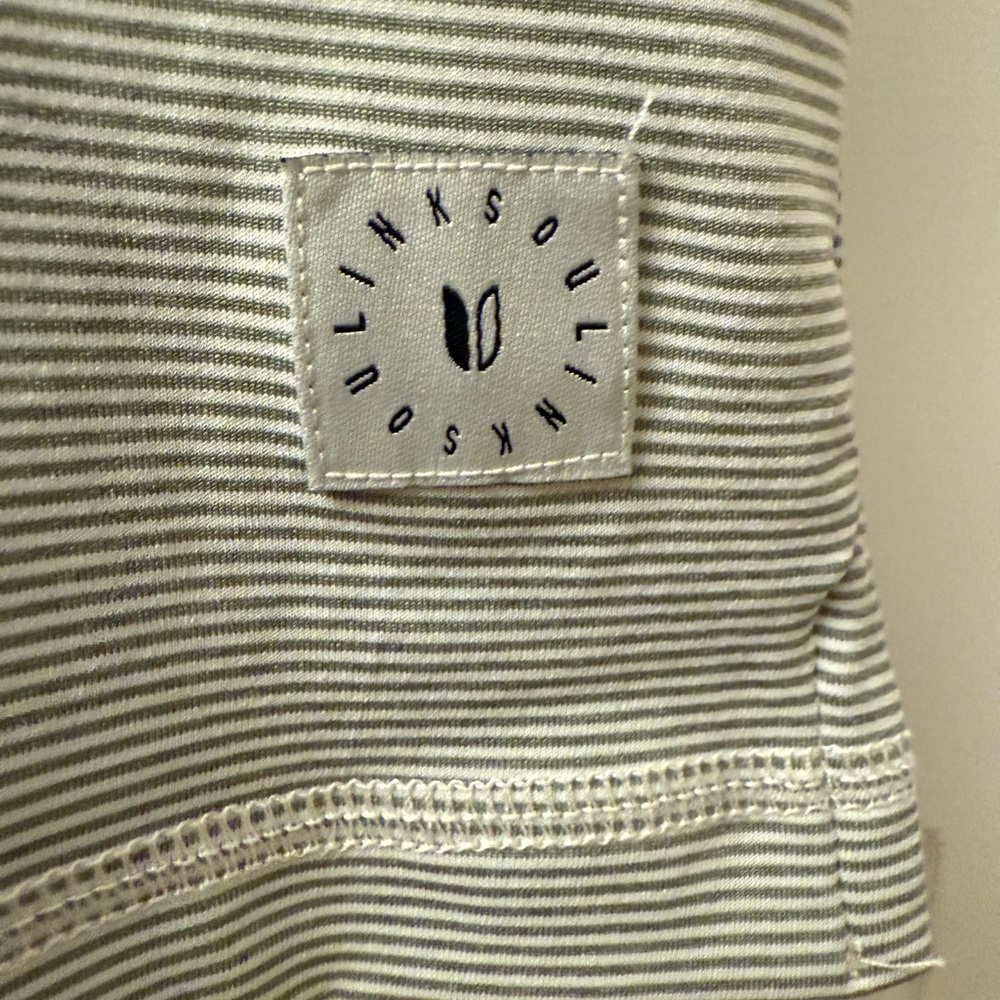 Linksoul Men's Classic Striped Polo in Gray - Picture 4 of 8